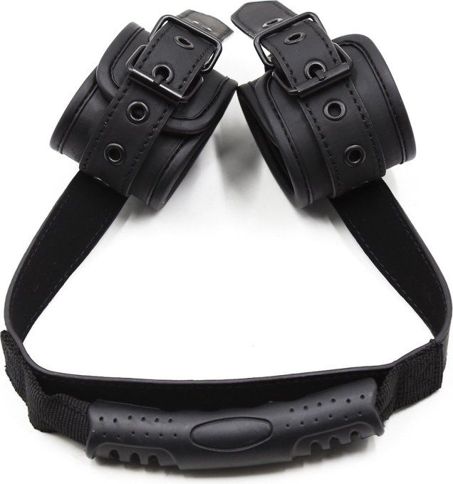 Menottes cuir confort avec poignet de soumission - S&N