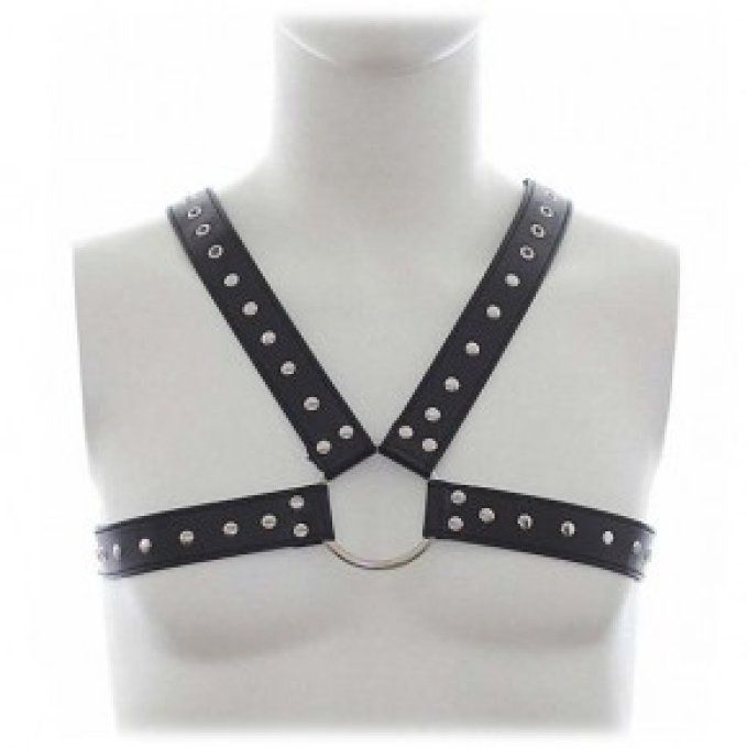 Harnais de poitrine croisé avec clou homme - S&N
