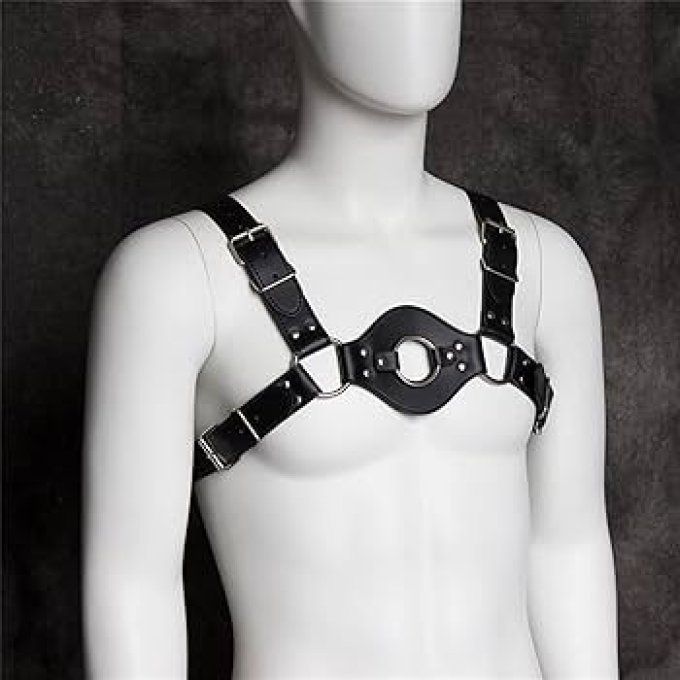 Harnais de poitrine avec boucle centrale homme - S&N