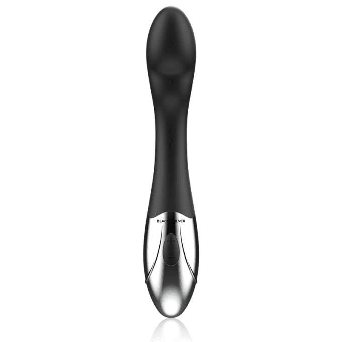 Vibromasseur stimulateur point G - Black&Silver