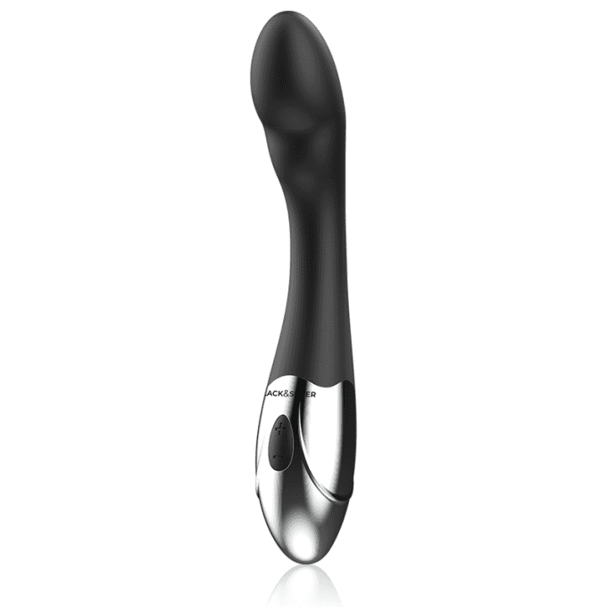 Vibromasseur stimulateur point G - Black&Silver