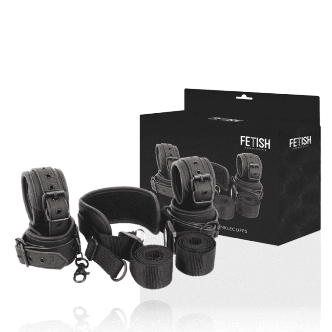 Ensemble dominant maître cou/poignets/chevilles - Fetish submissive