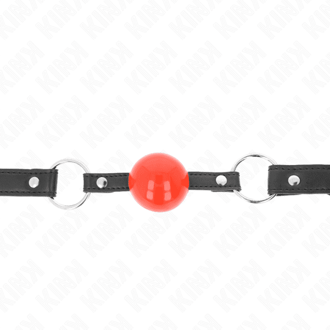 Baillon SM avec boule rouge et cadenas - 2' Xperience