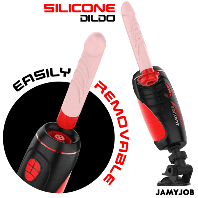 Sex machine avec dildo + télécommande - Jamyjob