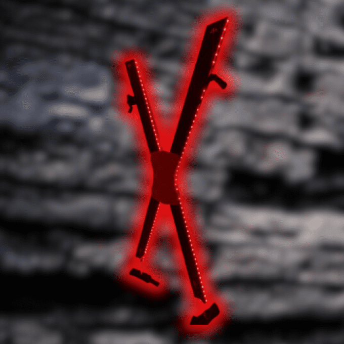 Croix de bondage confort Saint-André (LED optionnel) - 2' Xperience