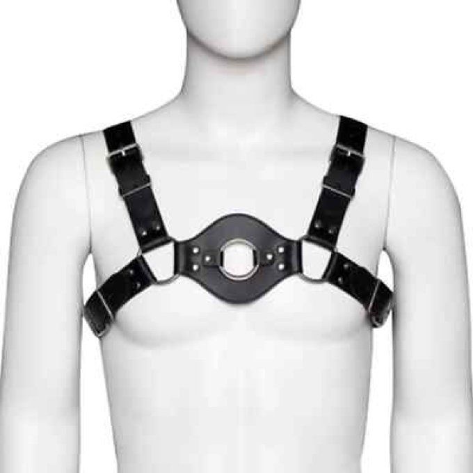 Harnais de poitrine avec boucle centrale homme - S&N